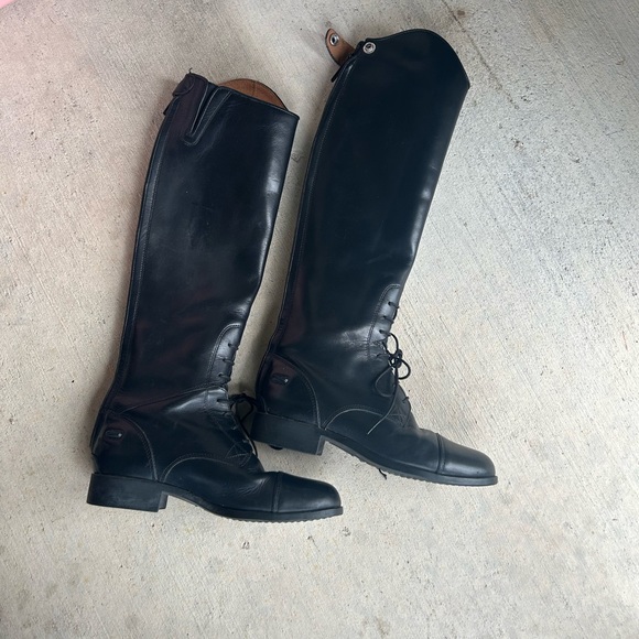 Ariat Heritage Contour II Field Zip Tall Riding Boots Black - Picture 4 of 8